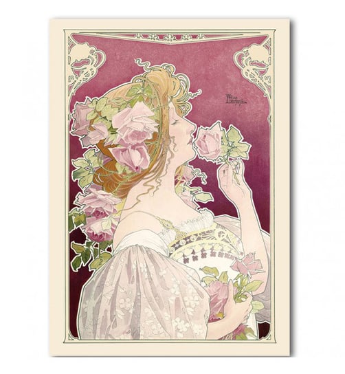Henri Privat-Livemont J.C. Boldoot Eau de Cologne romantyczny, secesyjny plakat DEKORAMA