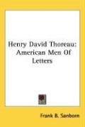Henry David Thoreau Sanborn Frank B.