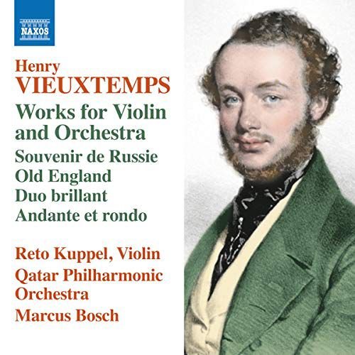 Henry Vieuxtemps Works For Violin And Orchestra - Souvenir De Russie. Old England. Duo Brilliant. Andante Et Rondo Various Artists