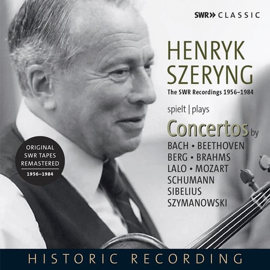 Henryk Szeryng Plays Violin Concertos Szeryng Henryk