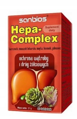 HEPA-COMPLEX 60 tabletek SANBIOS Sanbios
