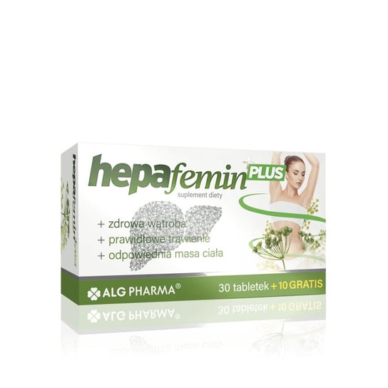 Hepafemin Plus, Suplement diety, 40 tabl. Alg Pharma