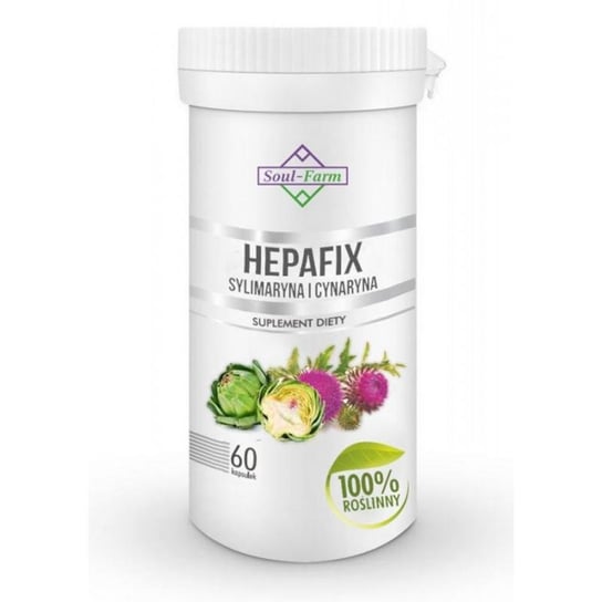 Hepafix Sylimaryna I Cynaryna Suplement diety, 60 kaps. (560 Mg) - Soul Farm Soul-Farm