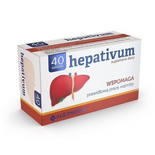 Hepativum Suplement diety, 40tab ALG PHARMA