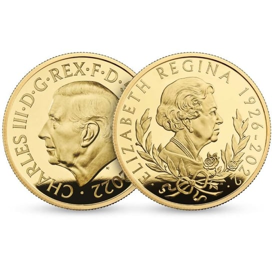 Her Majesty Queen Elizabeth II £25 1/4 uncjiZłota 2022 Proof Inna marka