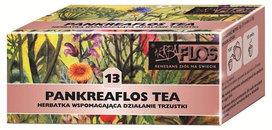 HerbaFlos, herbatka ziołowa wspomagająca działanie trzustki Pankreaflos Tea, 20 saszetek ZIOLOVE