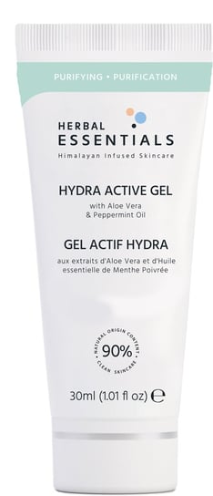 Herbal Essentials, Hydra Active Gel with aloe vera & peppermint oil, aktywny żel nawadniający, 30 ml Herbal Essentials