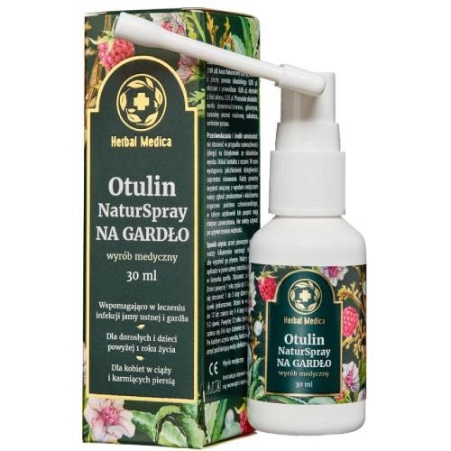 Herbal Medica Otulin NaturSpray na gardło 30 ml Herbal Monasterium