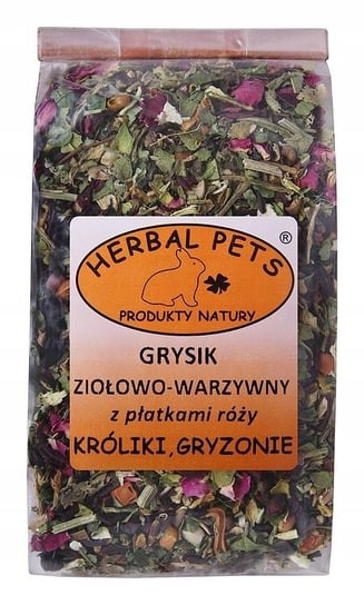 Herbal Pets Grysik ziołowo warzywny z różą 100g Herbal Pets
