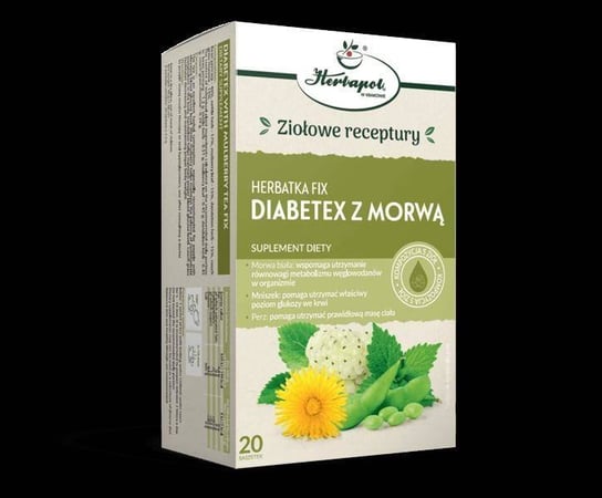 Herbapol Diabetex Z Morwą Herbatka Fix 1,5Gx20 HERBAPOL KRAKÓW