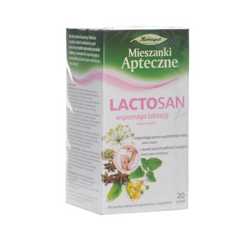 Herbapol, Herbapol Lactosan Fix, Suplementy diety, 20 saszetek Herbapol