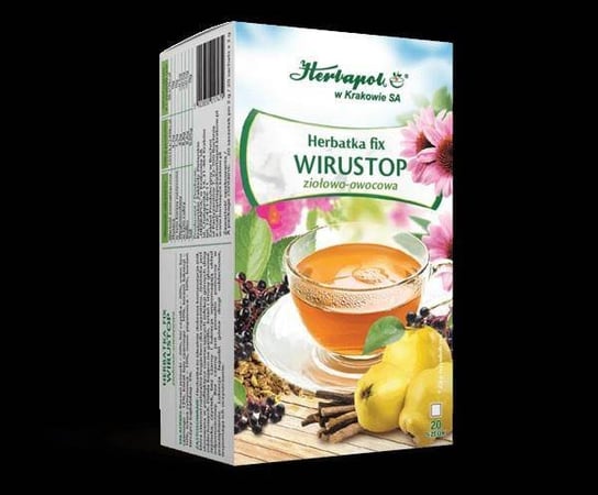 Herbapol Herbatka WiruStop Fix zioło owocowa 20 HERBAPOL KRAKÓW