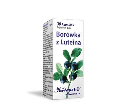 Herbapol, Suplement diety Borówka z Luteiną, 30 kaps. Herbapol