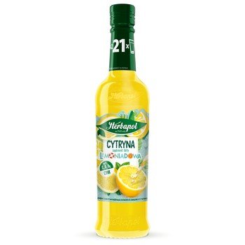 Herbapol Syrop Owocowy Suplement Diety Cytryna Lemoniadowa z witaminami C,D, B6 i cynkiem 420 ml Inna marka