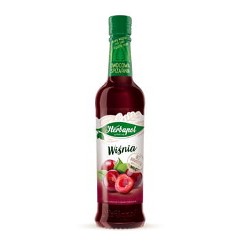 Herbapol Syrop owocowy wiśnia z wit. C&D 420ml Herbapol