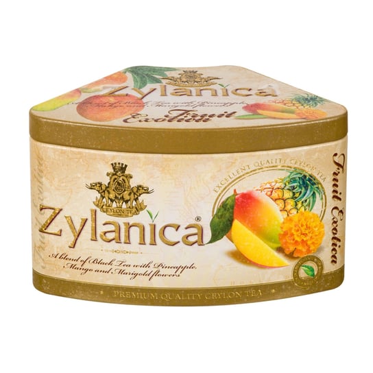 HERBATA AROMATYZOWANA ZYLANICA FRUIT EXOTICA ananas MANGO marigold PUSZKA 100 GR Zylanica