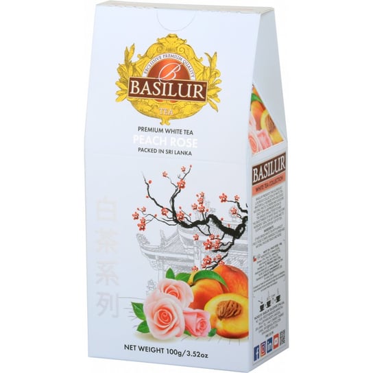 Herbata biała Basilur z różą i brzoskwinią 100 g Basilur