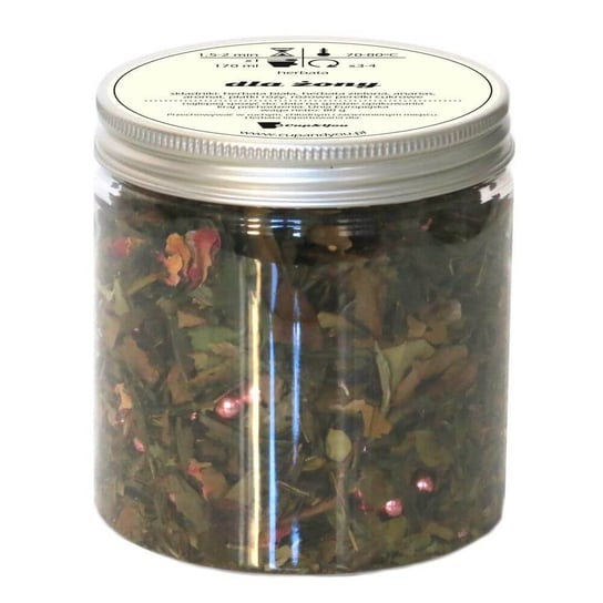 Herbata biała DLA ŻONY najlepsza liściasta sypana 80g ananas płatki róży Cup&You