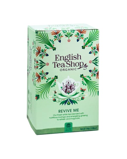 Herbata biała ETS Wellness Revive Me, 20 saszetek English Tea Shop