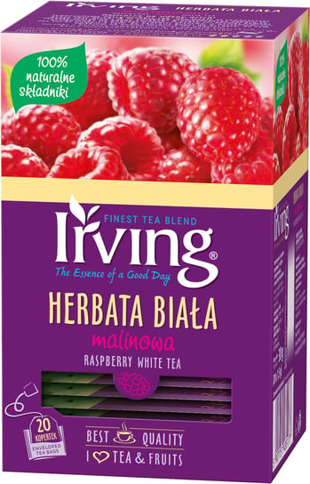 Herbata biała Irving malinowa 20 szt. Irving