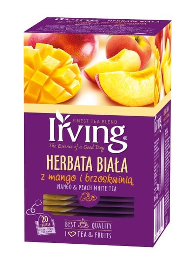 Herbata biała Irving mango z brzoskwinią 20 szt. Irving