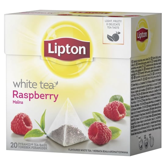 Herbata biała Lipton malinowa 20 szt. Lipton