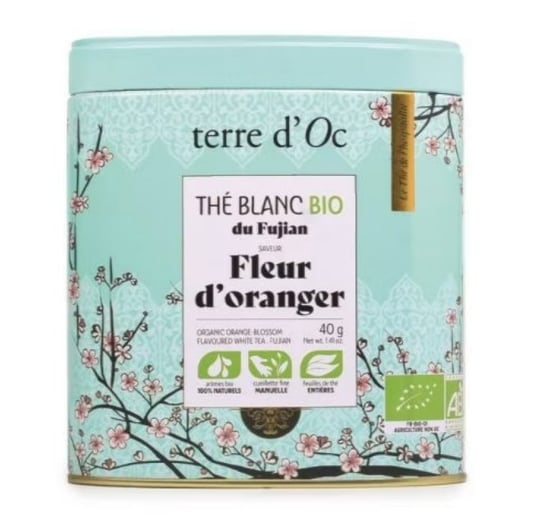 Herbata Biała W Puszce 40 G Fleur D'Oranger Terre D'Oc Terre D'oc