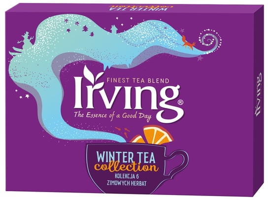 Herbata Bombonierka herbaciana IRVING Winter kompozycja 6 smaków 30 szt Irving