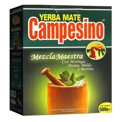 Herbata CAMPESINO Yerba Mate Mezcla Maestra Mięta Moringa, 500 g Campesino