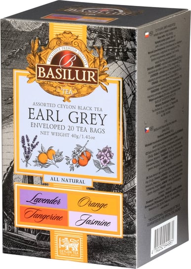 Herbata czarna Basilur Earl Grey 20 szt. Basilur