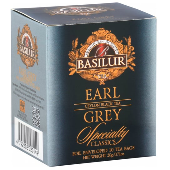 Herbata czarna Basilur Earl Grey cejlońska 10 szt. Basilur