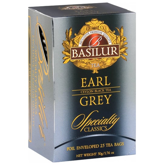 Herbata czarna Basilur Earl Grey cejlońska 25 szt. Basilur