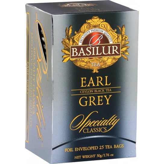 Herbata czarna Basilur Earl Grey z bergamotką 25 szt. Basilur