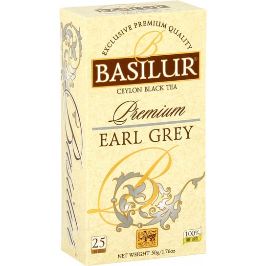 Herbata czarna Basilur Earl Grey z bergamotką 25 szt. Basilur