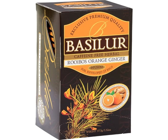 Herbata czarna Basilur imbir z pomarańczą 25 szt. Basilur