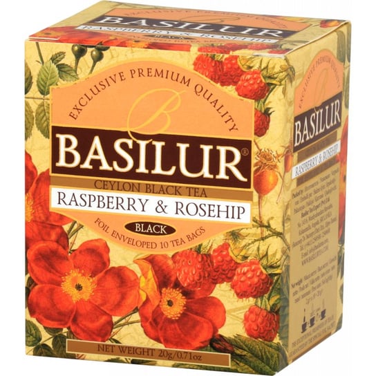 Herbata czarna Basilur malinowa 10 szt. Basilur