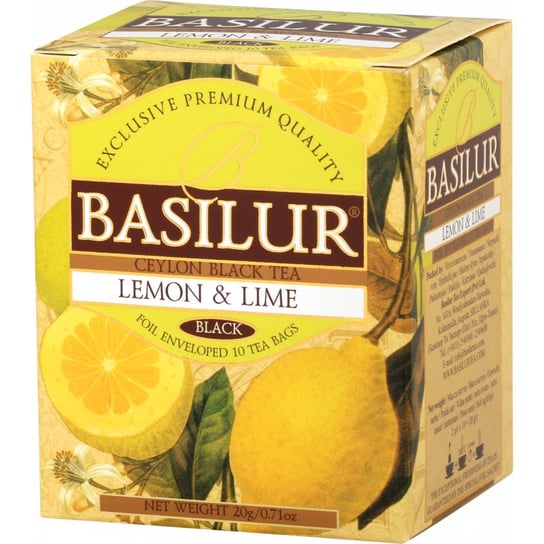Herbata czarna Basilur z limonką 10 szt. Basilur