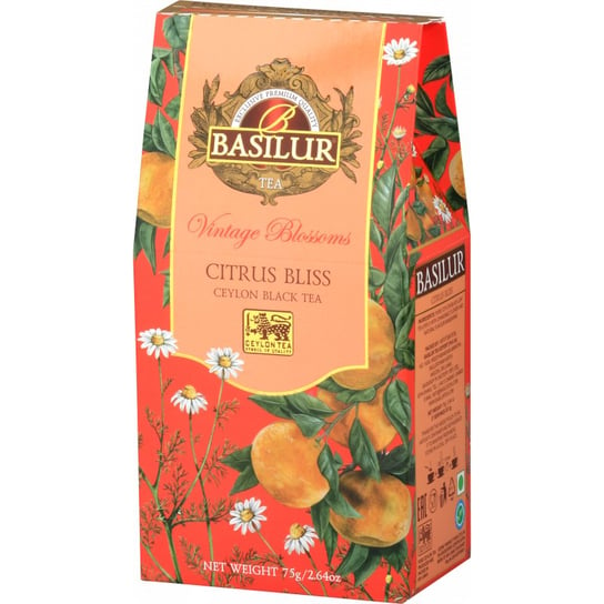 Herbata czarna Basilur z mandarynką 75 g Basilur