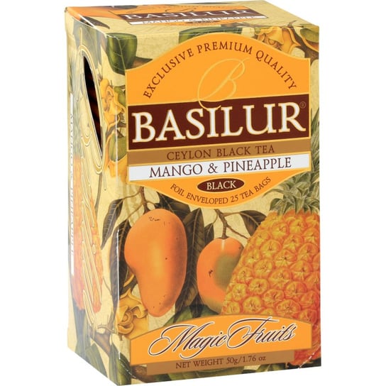Herbata czarna Basilur z mango i ananasem 25 szt. Basilur