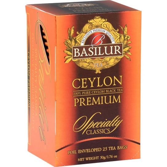 Herbata czarna Basilur z pomarańczą 25 szt. Basilur