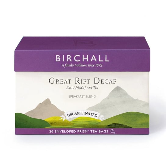 Herbata czarna bezkofeinowa BIRCHALL TEA Great Rift Decaf, 20 piramidek, 40 g Birchall Tea