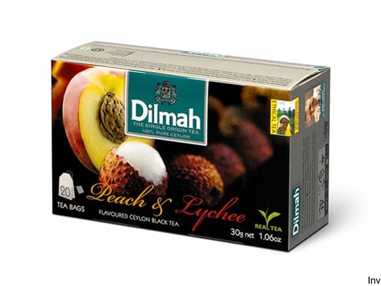 Herbata czarna Dilmah brzoskwinia i liczi 20 szt. Dilmah