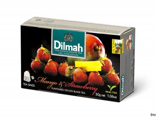 Herbata czarna Dilmah mango i truskawka 20 szt. Dilmah