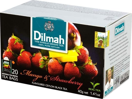 Herbata czarna Dilmah z truskawką i mango 20 szt. Dilmah