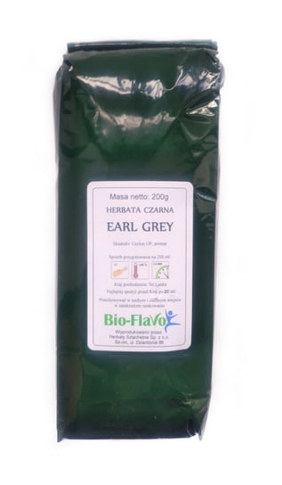 Herbata Czarna Earl Grey 200G/ Bio-Flavo Bio-Flavo