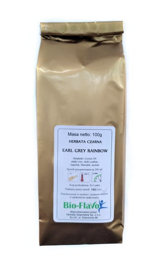 Herbata Czarna Earl Grey Rainbow 100G/ Bio-Flavo Bio-Flavo