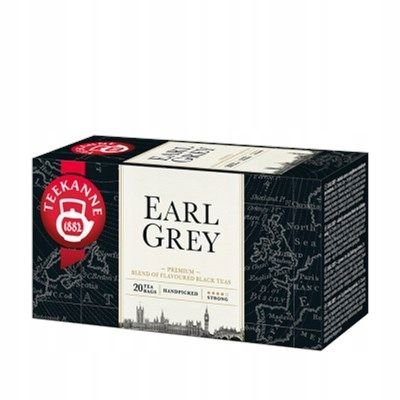 Herbata czarna ekspresowa Earl Grey 20tb x 1,65g Teekanne Inna marka