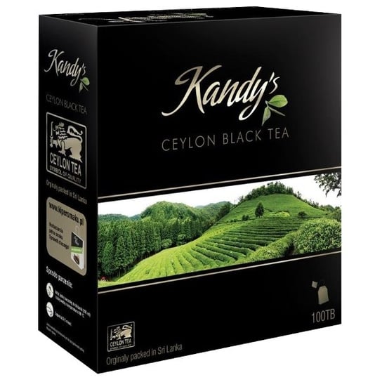 Herbata czarna, ekspresowa KANDYS Ceylon Black Tea, 100x2 g Kandy's