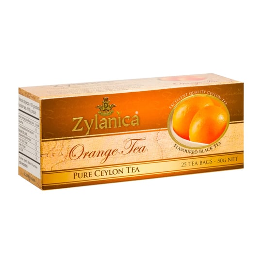 Herbata Czarna Ekspresowa Pomarańczowa Zylanica Orange 25 Torebek Zylanica