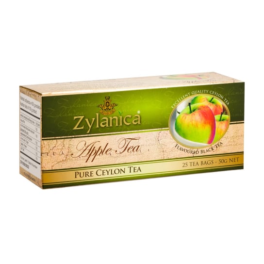 Herbata Czarna Ekspresowa Zylanica Apple Tea Jabłkowa 25 Torebek 2G Zylanica